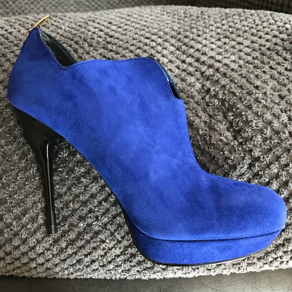DV by Dolce Vita Blue Suede Booties - Picture 5 of 8
